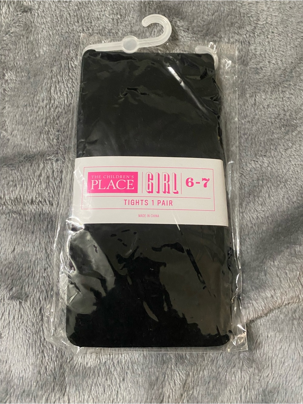 The Children's Place Black Girls' Tights - Solid Black